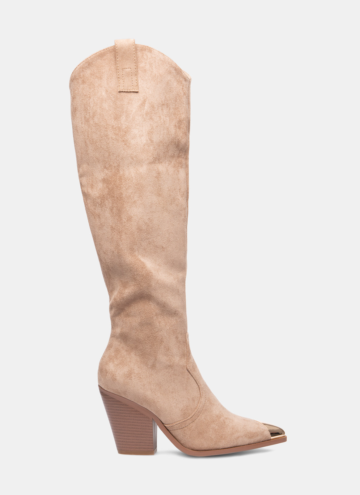 Genevra high western boots in khaki