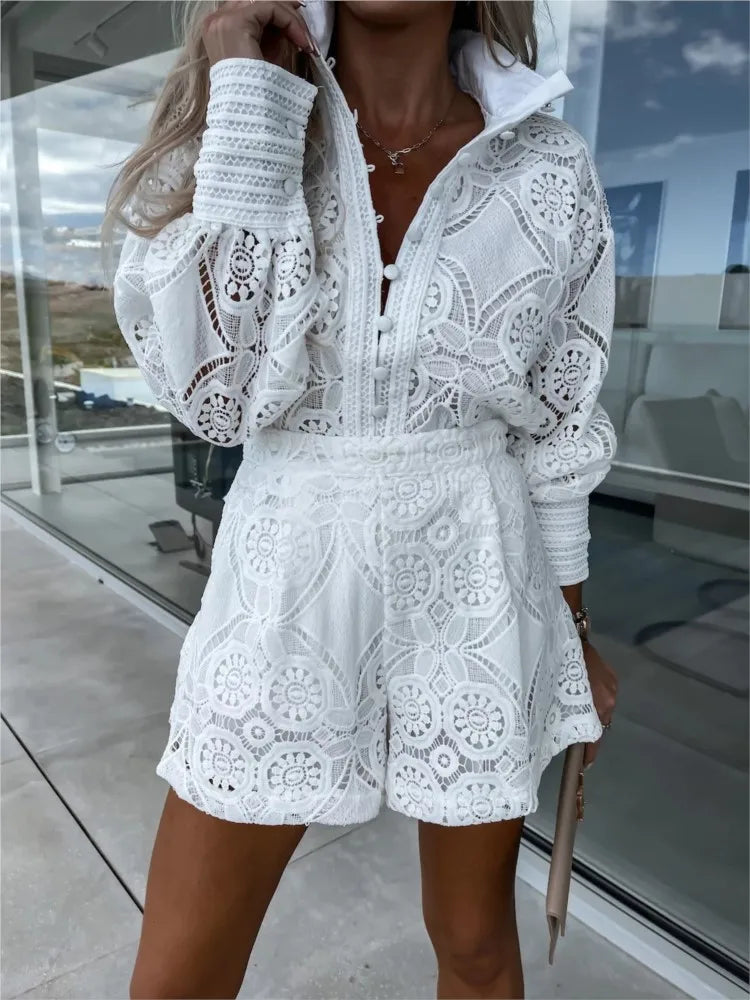 LESLEY | LACE CO-ORD SET