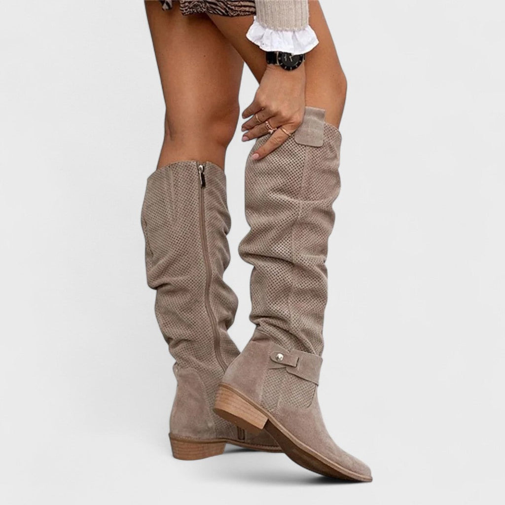 SIENNA | BLOCK-HEEL VINTAGE BOOTS