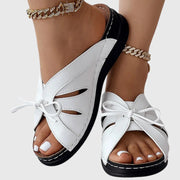 Darcy | Chic Step-In Sandals With Bow