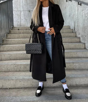 Becca | Double-Breasted Long Coat