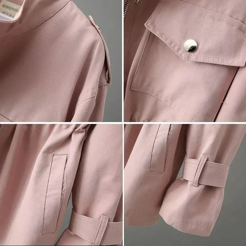 Jordana | Point-Collar Utility Jacket