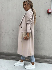 Dalila | Double-Breasted Long Coat
