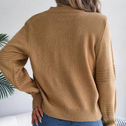 Devora | Textured-Stripe Crew-Neck Jumper