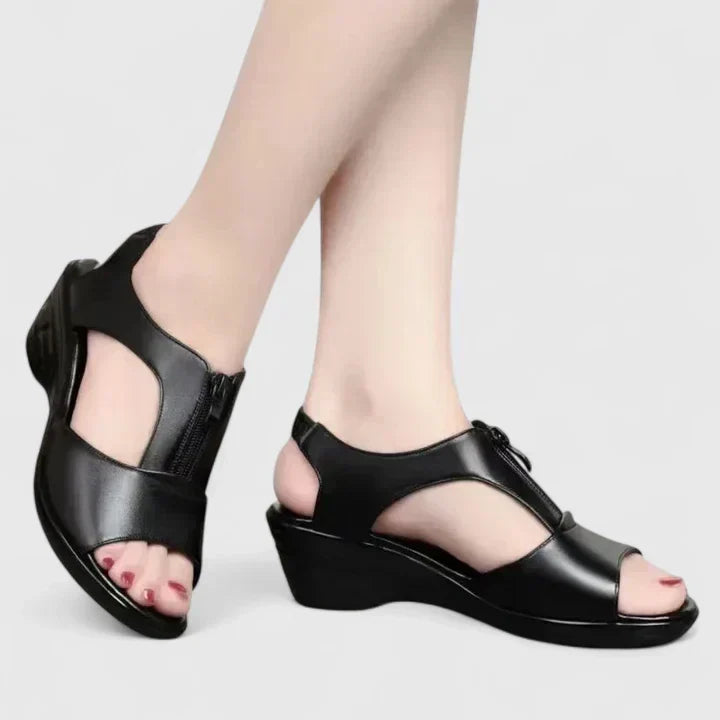 FARRAH | RELAXED-FIT WIDE-FIT SANDALS