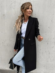 Dalila | Double-Breasted Long Coat