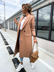 Dalila | Double-Breasted Long Coat