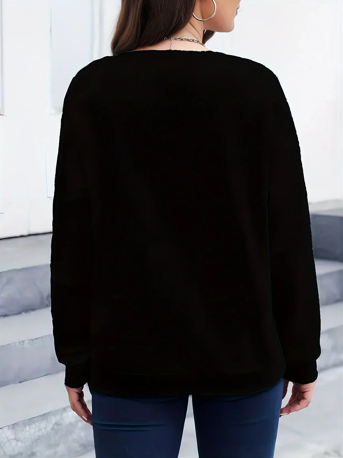 Flo | Heart-Print Sweatshirt