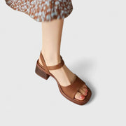 Tessa | Quilted Block-Heel Sandals
