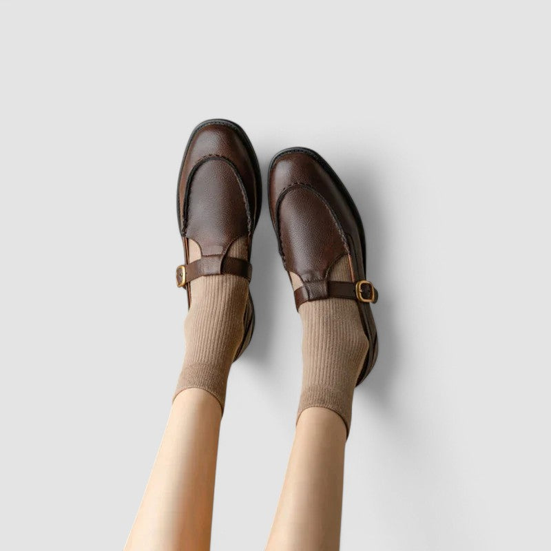 Zhelynne | Orthopaedic Mary Jane Shoes With Square Nose