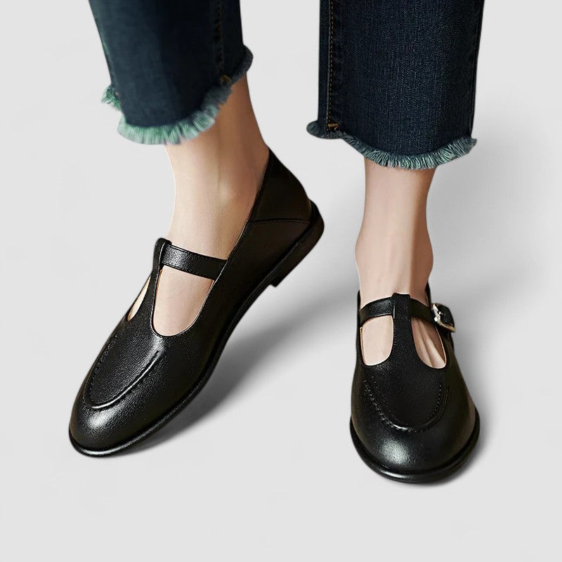 ARIYZZAH | BLOCK-HEEL ORTHOPAEDIC MARY JANE SHOES