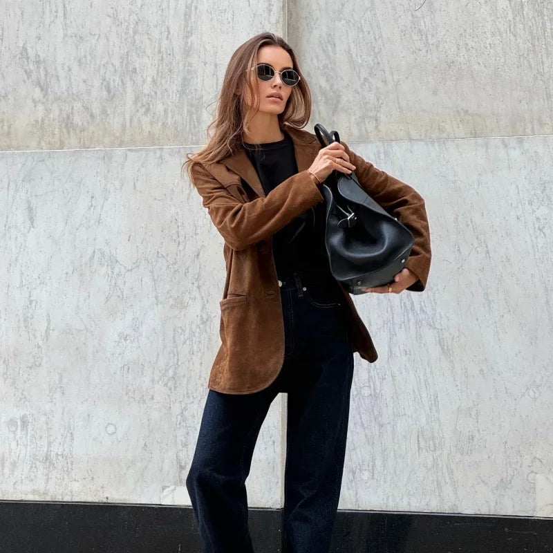Nailah | Notch-Lapel Blazer