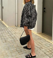 Lavada | Leopard-Print Bomber Jacket