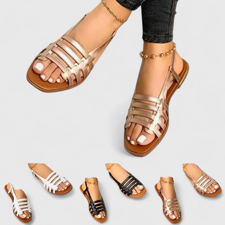 Women's sandals in Gold