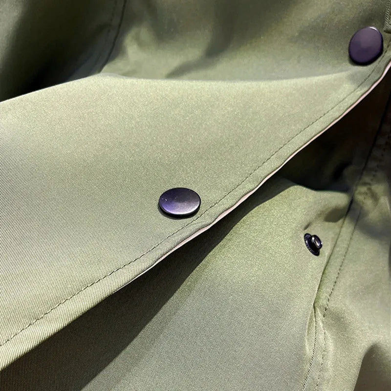 ALVIENNE | BUTTON-FRONT POCKET-DETAIL JACKET