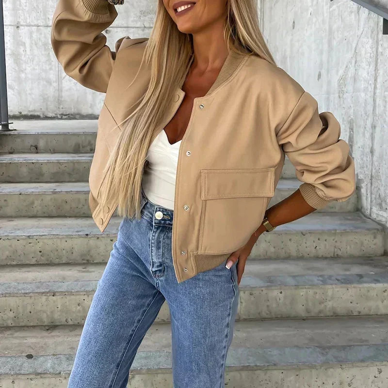 Shonda | Relaxed Pocket Bomber Jacket