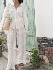 Naomi | Floral Embroidered Two-Piece Set