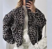 Lavada | Leopard-Print Bomber Jacket