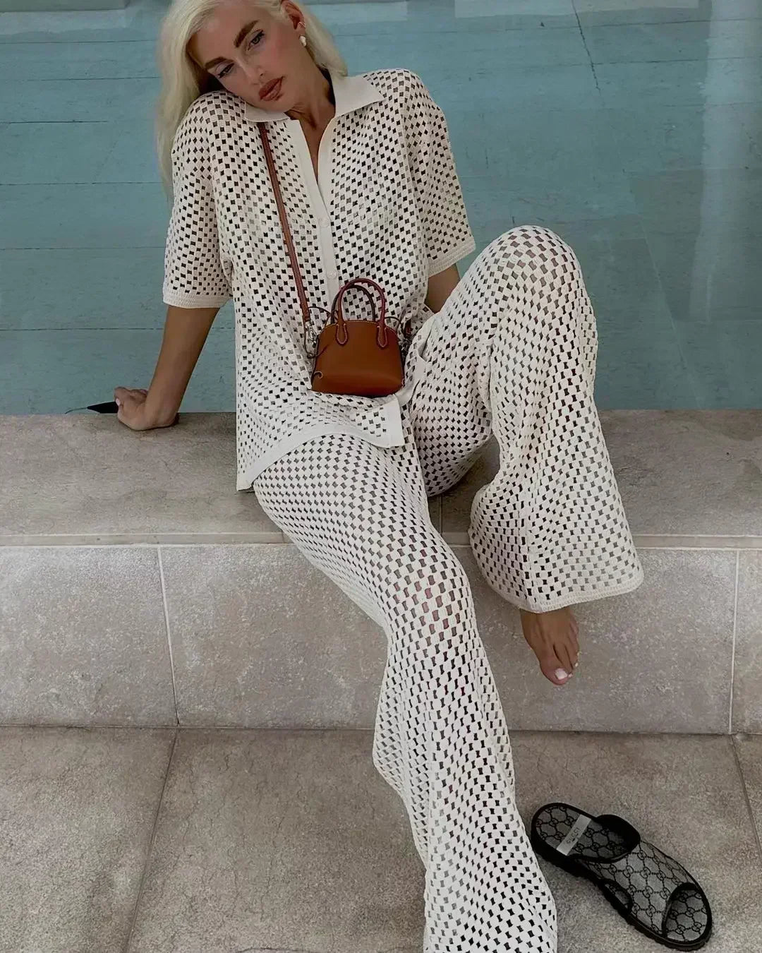 EVERLY | STRIPED LIGHTWEIGHT CO-ORD SET