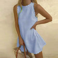 MIA | RUFFLED A-LINE DRESS