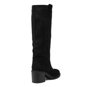 Florentine high block-heel boots in black