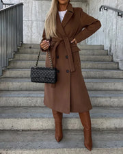 Becca | Double-Breasted Long Coat