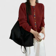 Annice | Multicoloured-Button Cardigan