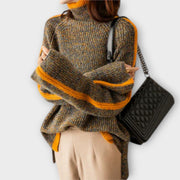 Breseis | Vintage Brown Turtleneck Jumper