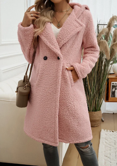 Lavonda | Textured Double-Breasted Coat