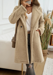 Lavonda | Textured Double-Breasted Coat