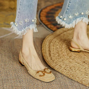 Nola | Quilted Suede Sandals
