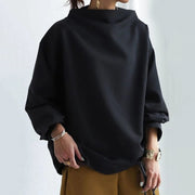 Lisa | Casual Top With High Collar