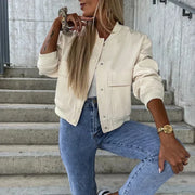Shonda | Relaxed Pocket Bomber Jacket