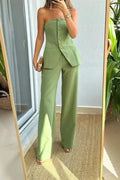 BRIA | BUTTON-FRONT SLEEVELESS CO-ORD SET