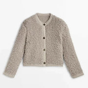 Vicki | Textured Button-Front Jacket