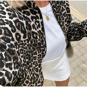 Lavada | Leopard-Print Bomber Jacket