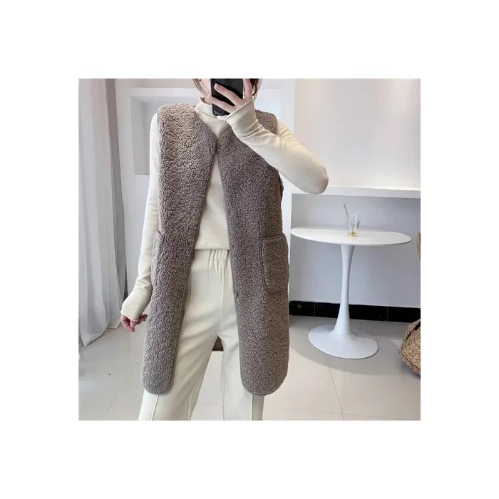 Viridiana | Sleeveless Long Cardigan