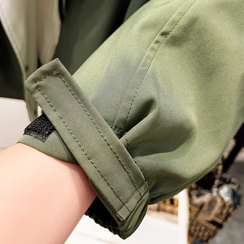 ALVIENNE | BUTTON-FRONT POCKET-DETAIL JACKET