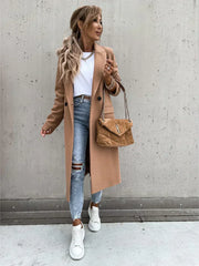 Dalila | Double-Breasted Long Coat