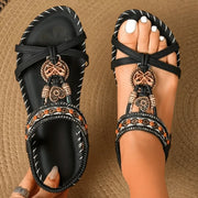 Tahnee | Decorative T-Strap Sandals