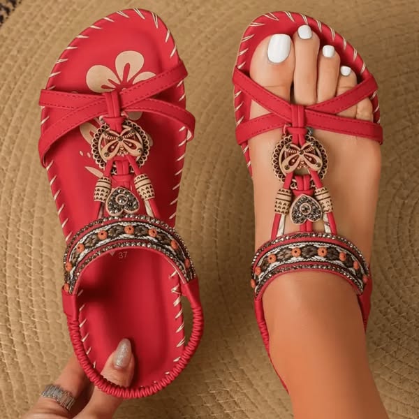 Tahnee | Decorative T-Strap Sandals