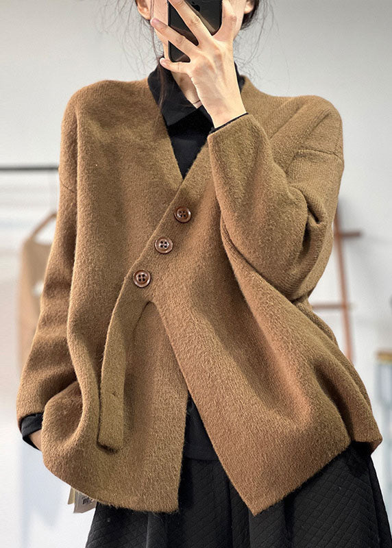 Maricruz | Asymmetric Button Cardigan