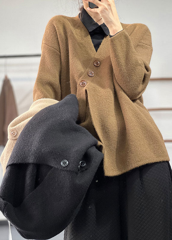 Maricruz | Asymmetric Button Cardigan