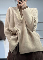 Maricruz | Asymmetric Button Cardigan