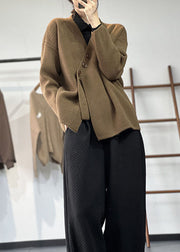Maricruz | Asymmetric Button Cardigan