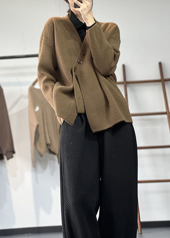 Maricruz | Asymmetric Button Cardigan