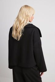 Layna | Wide-Collar Double-Breasted Jacket