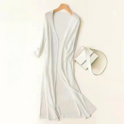 Tempie | Open-Front Long Cardigan