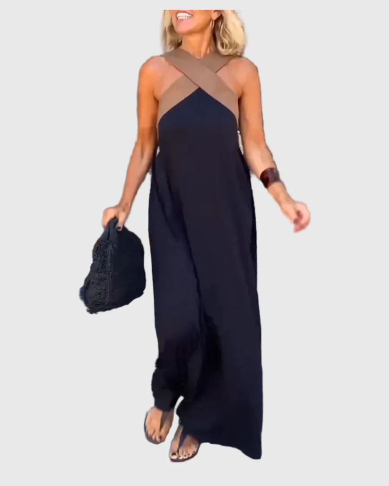 Elena | Elegant Maxi Flowing Dress