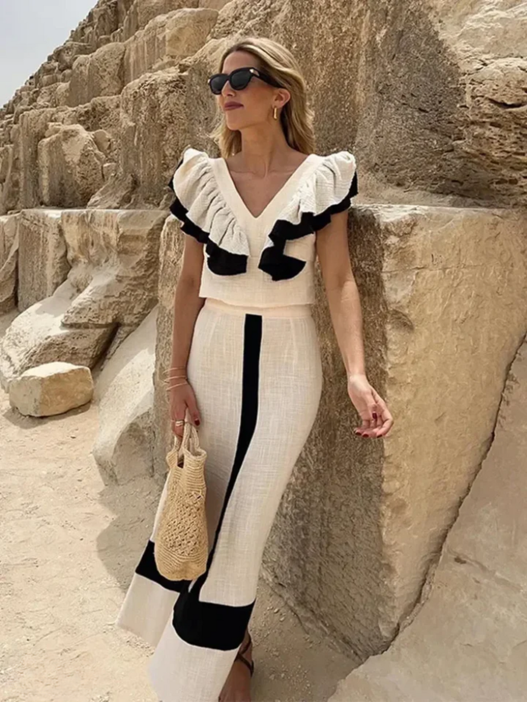 MAYA | V-NECK CO-ORD SET
